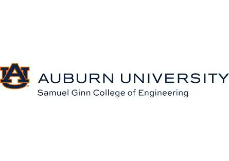 A logo of auburn university for samuel ginn college of engineering.